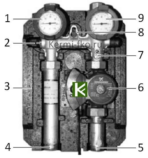 Насосная группа Buderus HS 25 (без смесителя) 7747210563 купить Будерус ...